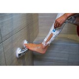 thumbnail of Starlyf Handy Grasp Pro, Haltegriff, belastbar bis 70 kg, Badewannengriff, ideal für die Dusche, ohne Schrauben, 30 cm, silber