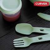 thumbnail of Curver Pack 6 recipientes herméticos 20x15x9 cm (1,2L) com tabuleiro e talheres