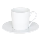 thumbnail of Tasse à café et sa sous-tasse Louna 12 cl -  12.00 cl Blanc Rond Porcelaine Table Passion 6.00x6.00 cm