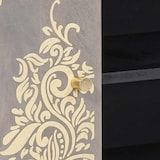 thumbnail of Helloshop26 - Mobile TV dal design moderno con spazio interno 105 x 33 x 46 cm legno massello di mango grigio 02_0057880