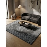 thumbnail of Teppich Waschbar Orient-Design Modern Strapazierfähig Esszimmer Flur Grau 300x400 cm OEKO-TEX Schadstoffgeprüft – ALETSCH von Kadima Design