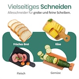 thumbnail of Emerio Multifunktionale Schneidemaschine MS-125001 – 110W – Schnittstärke einstellbar 0–15 mm – Solinger Edelstahlmesser - Allesschneider - Weiß