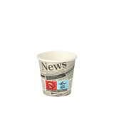 thumbnail of Starpak 50 Trinkbecher, Pappe "To Go" 5 cl Ø 5 cm · 5 cm "Newsprint" (89194, 50 Stück)