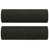 thumbnail of vidaXL 3-Sitzer-Sofa mit Zierkissen Schwarz 180 cm Stoff