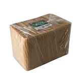 thumbnail of 2 X 250 Teller, Pappe "pure" eckig 18 cm x 26 cm braun