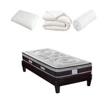 thumbnail of Ensemble  Matelas Ressorts ensachés + Sommier + Accessoires 90x190 cm DIVIN HYPSOM