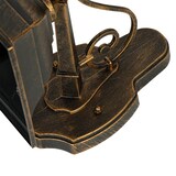 thumbnail of Licht-Erlebnisse Tiffany Außenleuchte SALZBURG in Kupfer Antik Aluminium Buntglas Vintage E27 H:43cm Wandlampe Haus, CX1209-39M