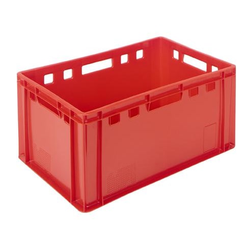 Lagerkiste Stapelbox Rot 60 x 40 x 30 cm