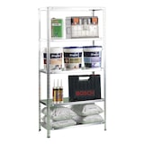 thumbnail of Ripiani metallici con viti Advantage 5 ripiani. Colore zincato 1800x900x300 mm