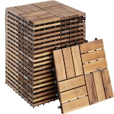 thumbnail of tectake baldosas para terraços Tabula 12 lâminas - Conjunto de 20 castanho