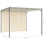 thumbnail of vidaXL Gartenpavillon mit Seitenvorhang 3x3x2,25 m Creme