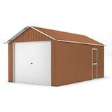 thumbnail of Box container garage auto con saracinesca in lamiera di Acciaio Zincato 360x610 cm x h3,15 m - 470KG - 21,96 mq - LEGNO