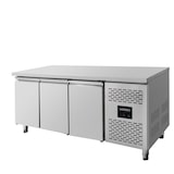 thumbnail of Mesa refrigerada de 3 portas, aço inoxidável, refrigeração a ar, 85 x 179,5 x 70 cm, GN1/1, 310 W, EASYLINE, 417L, 10007 Vaiotec