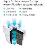 thumbnail of Aqua Optima - Weißer Liscia-Krug mit einem Gesamtvolumen von 2,5 l und 3 Evolve+-Filtern