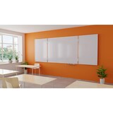 thumbnail of Tableau Blanc Emaillé Scolaire Type Triptyque avec Cadre en Aluminium 150x100cm//300cm