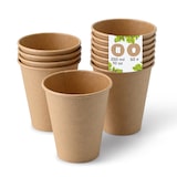 thumbnail of BIOZOYG 50 Stück Einwegbecher 250ml / 10oz Pappbecher, Kaffeebecher, ungebleicht, ökologisch, kompostierbar, umweltschonend für Coffee to Go