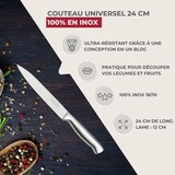 thumbnail of Couteau de cuisine universel 24 cm en tout Nirosta Star