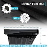 thumbnail of 18 Rollos de Film Estirable Negro 51cm x 190m | Embalaje para Palés, Mudanzas y Protección Visual