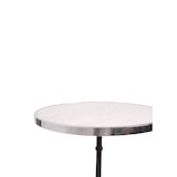 thumbnail of SIT Möbel Bistrotafel rond | wit marmeren blad met chromen onderstel | zwart gietijzeren frame | B 57 x D 57 x H 71 cm | 09996-11 | Serie THIS & THAT