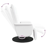 thumbnail of vidaXL Massagesessel mit Fußteil Weiß Kunstleder