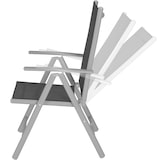 thumbnail of tectake Aluminium tuinstoelen inklapbaar - zilver, Set van 2 - 401631