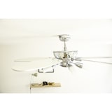 thumbnail of Westinghouse Arius Deckenventilator  (Ø) 132 cm Flügelfarbe: Weiß, Schwarz Gehäusefarbe (Details): C