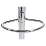 thumbnail of Décoshop26 - Tabouret de bar chaise de comptoir hauteur réglable en synthétique taupe gris cadre en acier chromé 04_0005263