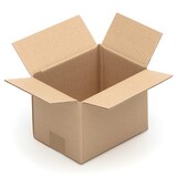 thumbnail of 250 x Kartons 200 x 150 x 150 mm - Versandverpackung braun 1 wellig - Faltkarton