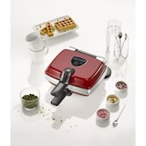 thumbnail of LAGRANGE gaufrier super 2 antiadhýsif - 1000w - 1 jeux de plaques : gaufres coeur - rouge