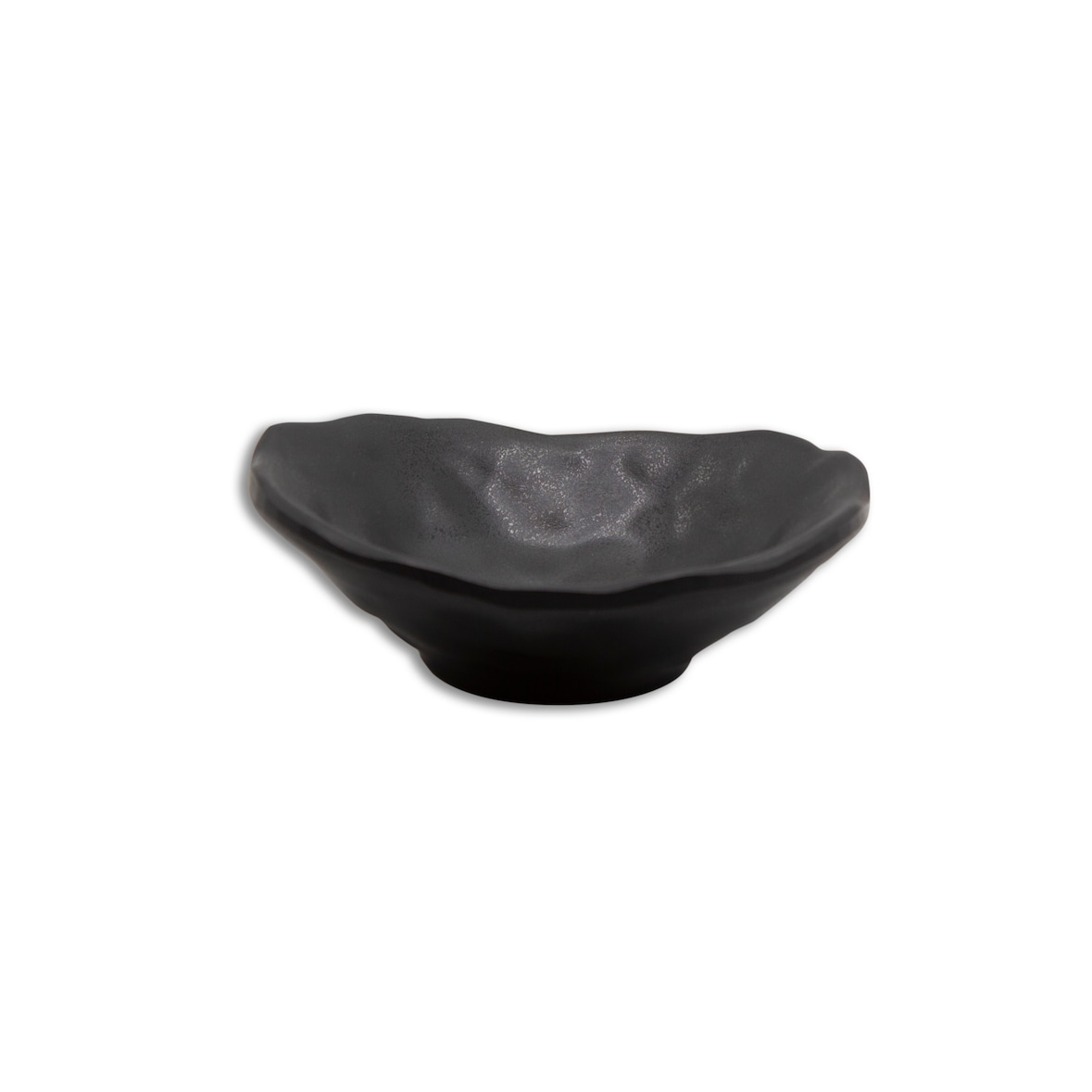 ADRIER - OSD8980-MBK - Pack de 24 Unidades - Colecao Terral - Pratinho oval pequeno - 8,9 x 8 x 3 cm - Preto mate - Melamina