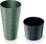 thumbnail of Prosperplast - Erdgrün farbeer Blumentopf mit Reservoir, FURU-Kollektion - 30 x 30 x 57,5 ​​cm, 15 l Fassungsvermögen