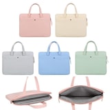 thumbnail of Sacoche Ordinateur Portable Femme 13 Pouces Légère Étanche Beige Grande Capacité YONIS