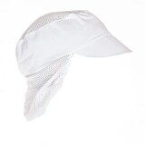 thumbnail of 5x10x Schildmütze "Air Plus" aus Polycotton Weiss Einheitsgröße Kochmütze SchirmmützeKochhut