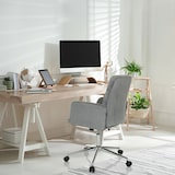 thumbnail of Bürostuhl / Drehstuhl / Schalenstuhl SOLAO CORD Stoff grau hjh OFFICE