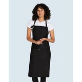 thumbnail of PROVENCE - Eyelet Bib Apron with Pocket: One Size / Black