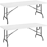 thumbnail of Casaria Buffettisch Gartentisch Klappbar 183cm Weiß - 2er Set