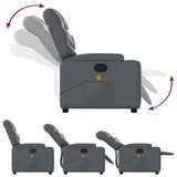 thumbnail of vidaXL Massagesessel Relaxsessel Grau Kunstleder