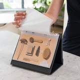 thumbnail of Stab-in Tisch-Flipchart Rillstab A5 Querformat schwarz 10 hüllen, RI93155