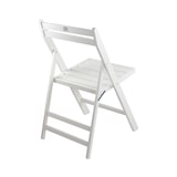 thumbnail of Pack 4 Sedie Pieghevoli in Bambù Biano 46x44x78cm Bianco O91