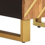 thumbnail of vidaXL Badschrank Braun und Schwarz 38x33,5x58 cm Massivholz Mango