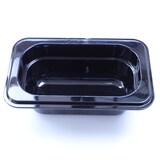 thumbnail of Kunststoff GN 1/9 Polycarbonat schwarz Gastronormbehälter GN-Behälter 0,6 Liter Tiefe 65mm