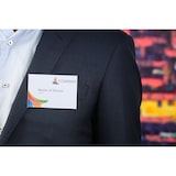 thumbnail of Badge avec pince et épingle 90x60mm / 24 pièces, 121261