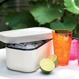 thumbnail of Bac à glaçons Ice box blanc -  180.00 cl Rectangulaire Silicone Lékué 22.50x12.50 cm