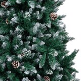 thumbnail of vidaXL Künstlicher Weihnachtsbaum mit Zapfen und Schnee 210 cm