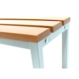 thumbnail of Garderobenbank mit Haken 2-seitig 2 Sitzbänke mit Schuhrost HxBxT 170x100x60cm Marke SZAGATO | Umkleidebank Umkleide Sitzbank Garderobe mit Sitzbank