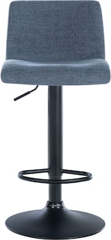 thumbnail of 2er Set Barhocker Branford blau/Stoff