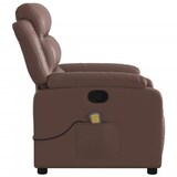 thumbnail of vidaXL Massagesessel Braun Kunstleder
