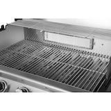 thumbnail of Tarrington House 5-Brenner Gasgrill Mohim, Edelstahl / Stahl, 150 x 58 x 131 cm, Seitennbrenner, Thermometer, Ablagetisch, fahrbar, silber / anthrazit