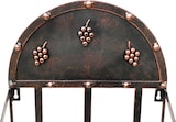 thumbnail of DanDiBo Weinregal Wand Metall Bronze 96192 Flaschenständer für 9 Flaschen Flaschenregal Flaschenhalter Weinflaschenregal