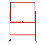 thumbnail of Verrijdbaar whiteboard - Dubbelzijdig en magnetisch - 100x150 cm - Rood